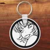 ムー – かわいいアニメ キーホルダー (正面)