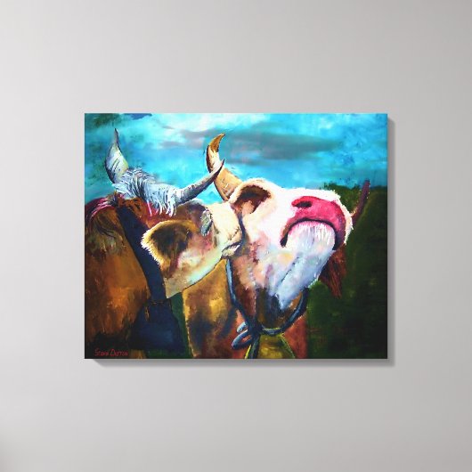 ムoooodで キャンバスプリント (正面)