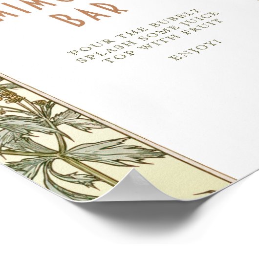 ムuchaのヴィンテージアートヌーボー写真ゲストブックサイン ポスター (角)