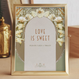 ムuchaの アートヌーボー スタイルの フォト ゲストブック サイン