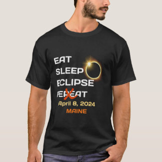 メおもしろいイン総太陽の食2024年4月8日総和 Tシャツ