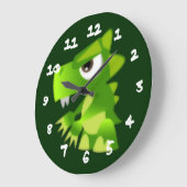 メアベビードラゴン ラージ壁時計 (傾斜)