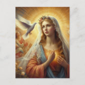 メアリとホワイトハト ポストカード (正面)