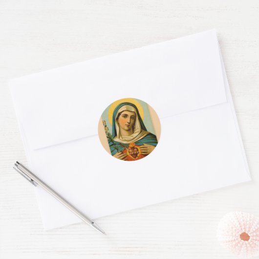 メアリの汚れハート魔女の剣 ラウンドシール (封筒)