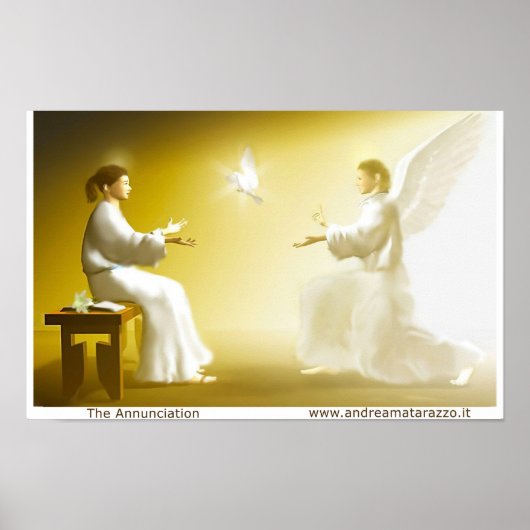 メアリへの受胎告知 ポスター (正面)