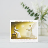 メアリへの受胎告知 ポストカード (スタンド正面)