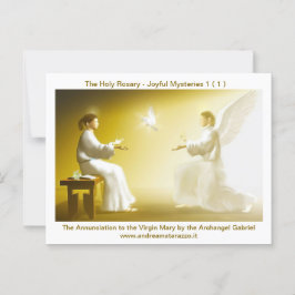 メアリへの受胎告知 ポストカード