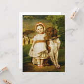 メアリキツネスペインのと指針犬(G.F.ワット) カード (正面/裏面インサイチュ)