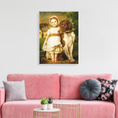 メアリキツネスペインのと指針犬(G.F.ワット) キャンバスプリント (インサイチュ (リビング))