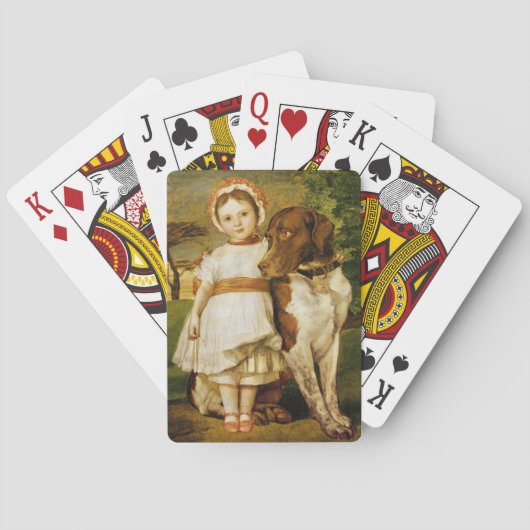 メアリキツネスペインのと指針犬(G.F.ワット) トランプ (裏面)