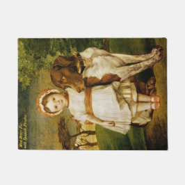 メアリキツネスペインのと指針犬（G.F.ワット） ドアマット