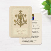 メアリスペインのカソリック葬儀記念聖札 – (デスク)