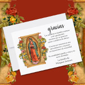 メアリスペインのグアダルーペお悔やみ サンキューカード