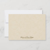 メアリスペインのーカトリックお悔やみ サンキューカード (裏面)