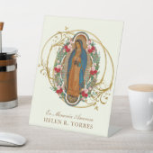 メアリスペインのー・グアダルーペ 台座サイン (インサイチュ)