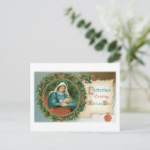 メアリファッションドー、古いクリスマス シーズンポストカード (スタンド正面)