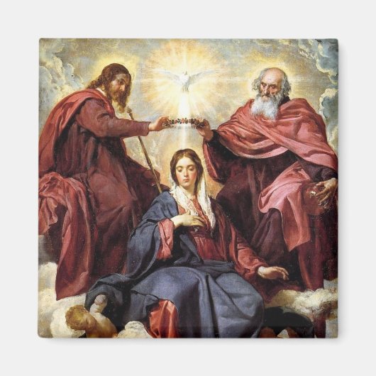 メアリヴァージンの戴冠式 マグネット (正面)