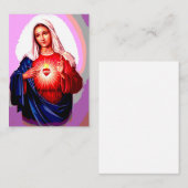 メアリヴァージンの汚れなきハート ノートカード (正面/裏面)