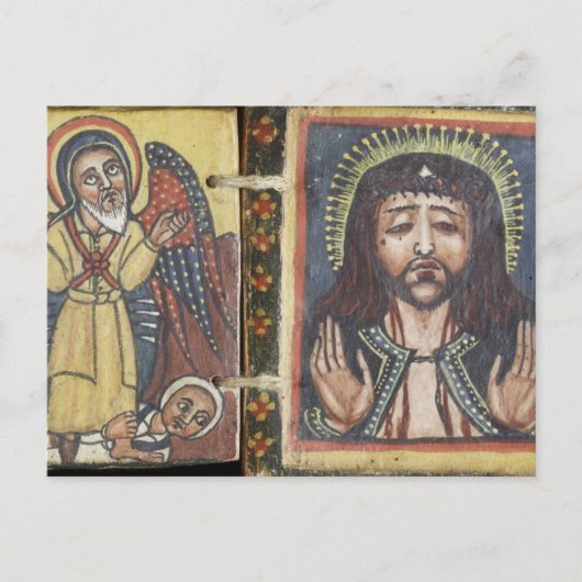 メアリーとの両面ディプチスの正面 ポストカード (正面)