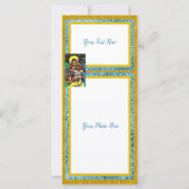 メアリーとイエズスズスアートクリスマスフラットカード (裏面)