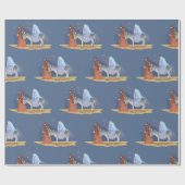 メアリーとジョセフのクリスマスラッピング ラッピングペーパー (フラット)