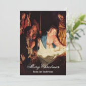 メアリーとジョセフのメリークリスマスとのイエスの子供 シーズンカード (スタンド正面)