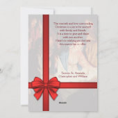 メアリーとジョセフのメリークリスマスとのイエスの子供 シーズンカード (裏面)