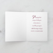 メアリーと共に六十年の叙勲 カード (内部)