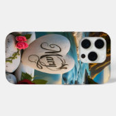 メアリーのハート石の夕日 Case-Mate iPhoneケース (裏面 (横))