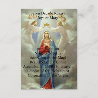 メアリーの喜び エンクロージャーカード