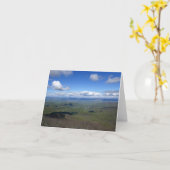 メアリーの岩からの眺め カード (黄色い花)