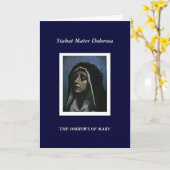 メアリーの悲しみ カード (黄色い花)