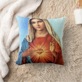 メアリーの無垢なハート クッション (ブランケット)