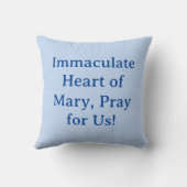 メアリーの無垢なハート クッション (裏面)