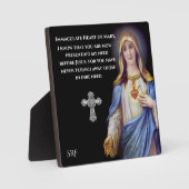 メアリーの無垢なハート フォトプラーク (正面)