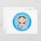 メアリーの無垢なハート ポストカード (正面/裏面)