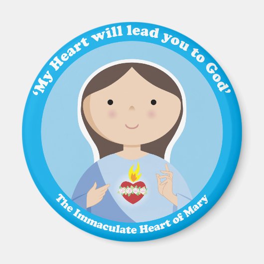 メアリーの無垢なハート マグネット (正面)