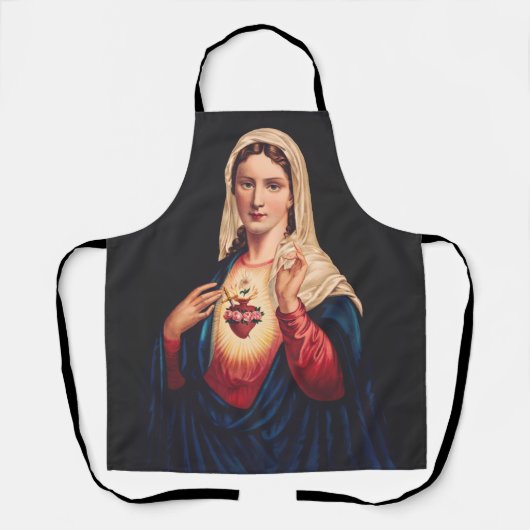 メアリーの純真なハート エプロン (正面)