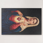 メアリーの純真なハート ジグソーパズル (横)