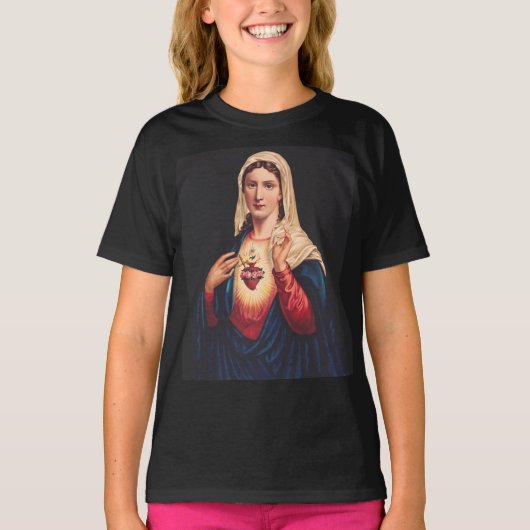 メアリーの純真なハート Tシャツ (正面)
