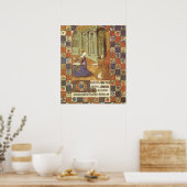 メアリーは中世の従兄弟エリザベスを訪れる ポスター (キッチン)