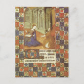 メアリーは中世の従兄弟エリザベスを訪れる ポストカード (正面)