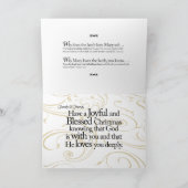 メアリーは子羊のクリスマスカードを持っていた シーズンカード (内部)