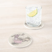 メアリーは小さな子羊の子供部屋韻を持っていた コースター (側面)