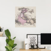 メアリーは小さな子羊の子供部屋韻を持っていた ポスター (ホームオフィス)