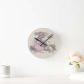 メアリーは小さな子羊の子供部屋韻を持っていた ラウンド壁時計 (ホーム)