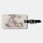 メアリーは小さな子羊の子供部屋韻を持っていた ラゲッジタグ (正面横)