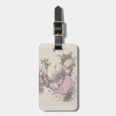 メアリーは小さな子羊の子供部屋韻を持っていた ラゲッジタグ (正面縦)