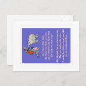 メアリーは小さな子羊を飼った ポストカード (正面/裏面)