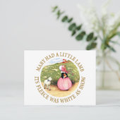 メアリーは小羊を飼っていた ポストカード (スタンド正面)